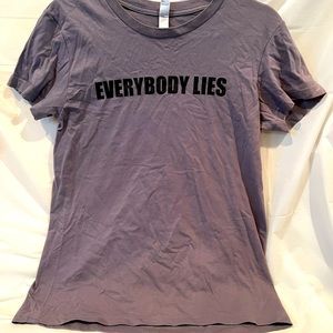 House MD TV show merch- “Everybody Lies” T-shirt (American Apparel) XL